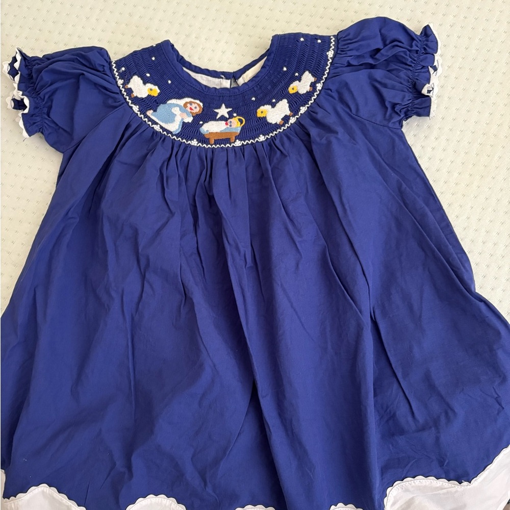 Blue Kids Casual Dress